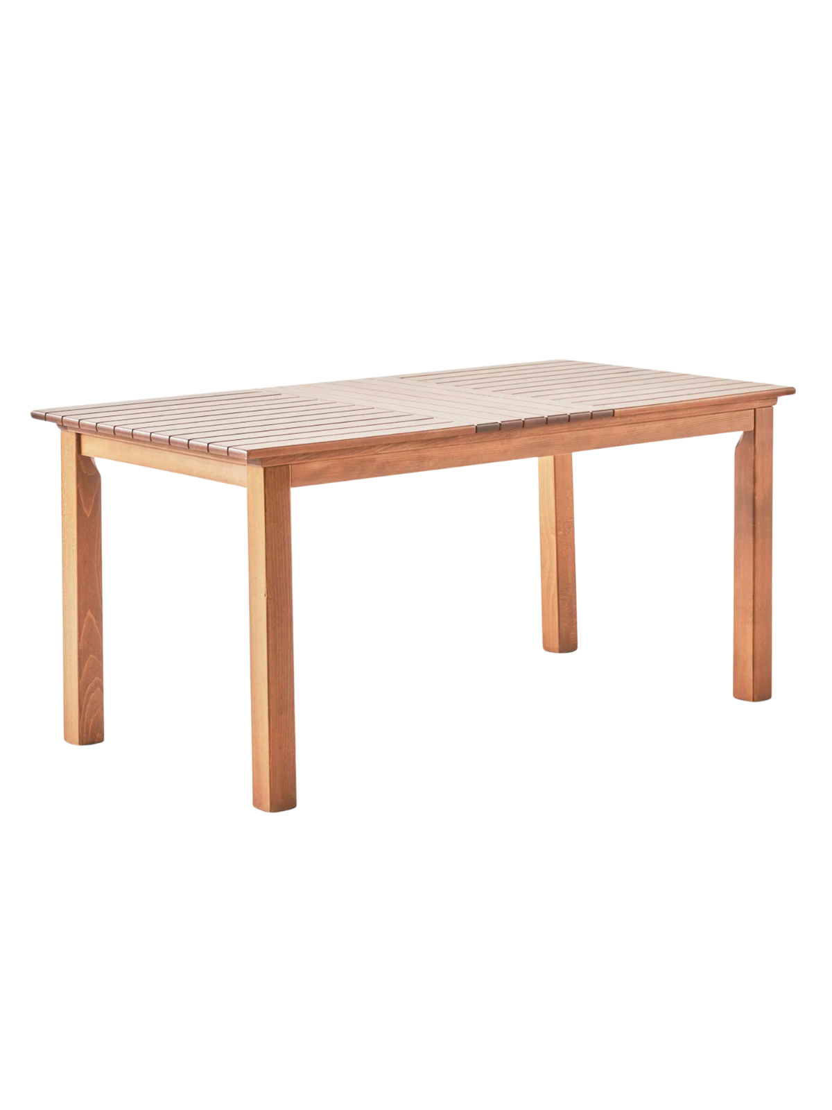 Atina Sabit Bahçe Masası 80x120 | Fırınlanmış Gürgen, Dış Mekan Dayanıklı