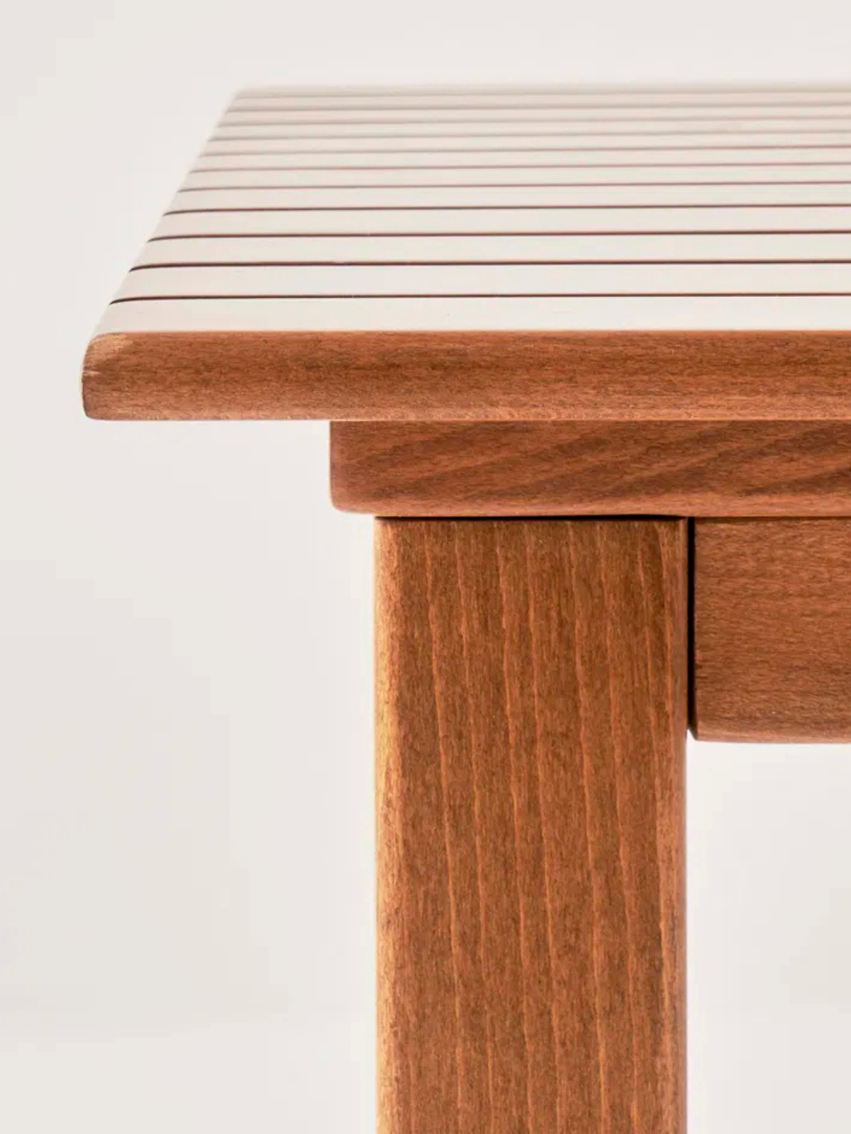 Atina Sabit Bahçe Masası 80x120 | Fırınlanmış Gürgen, Dış Mekan Dayanıklı