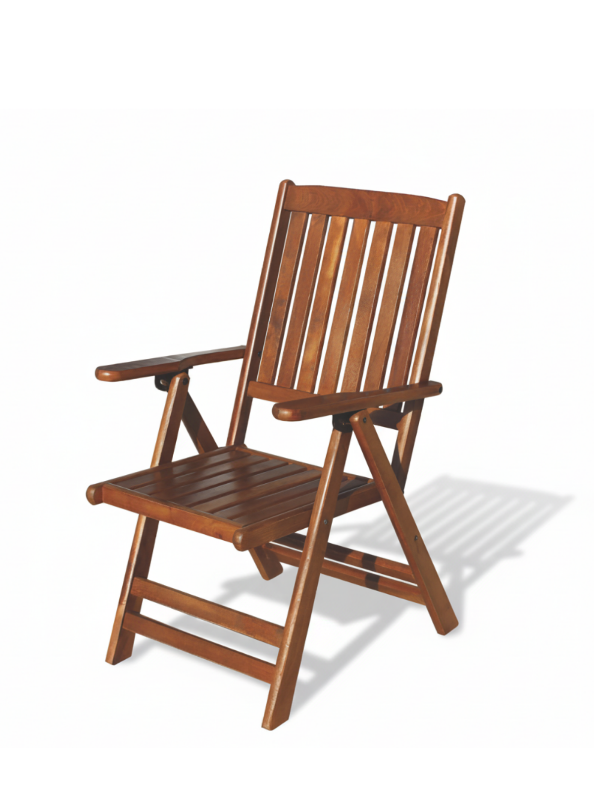 Olimpia Katlanır Sandalye | Suya ve Güneşe Dayanıklı Ahşap Bahçe Sandalyesi