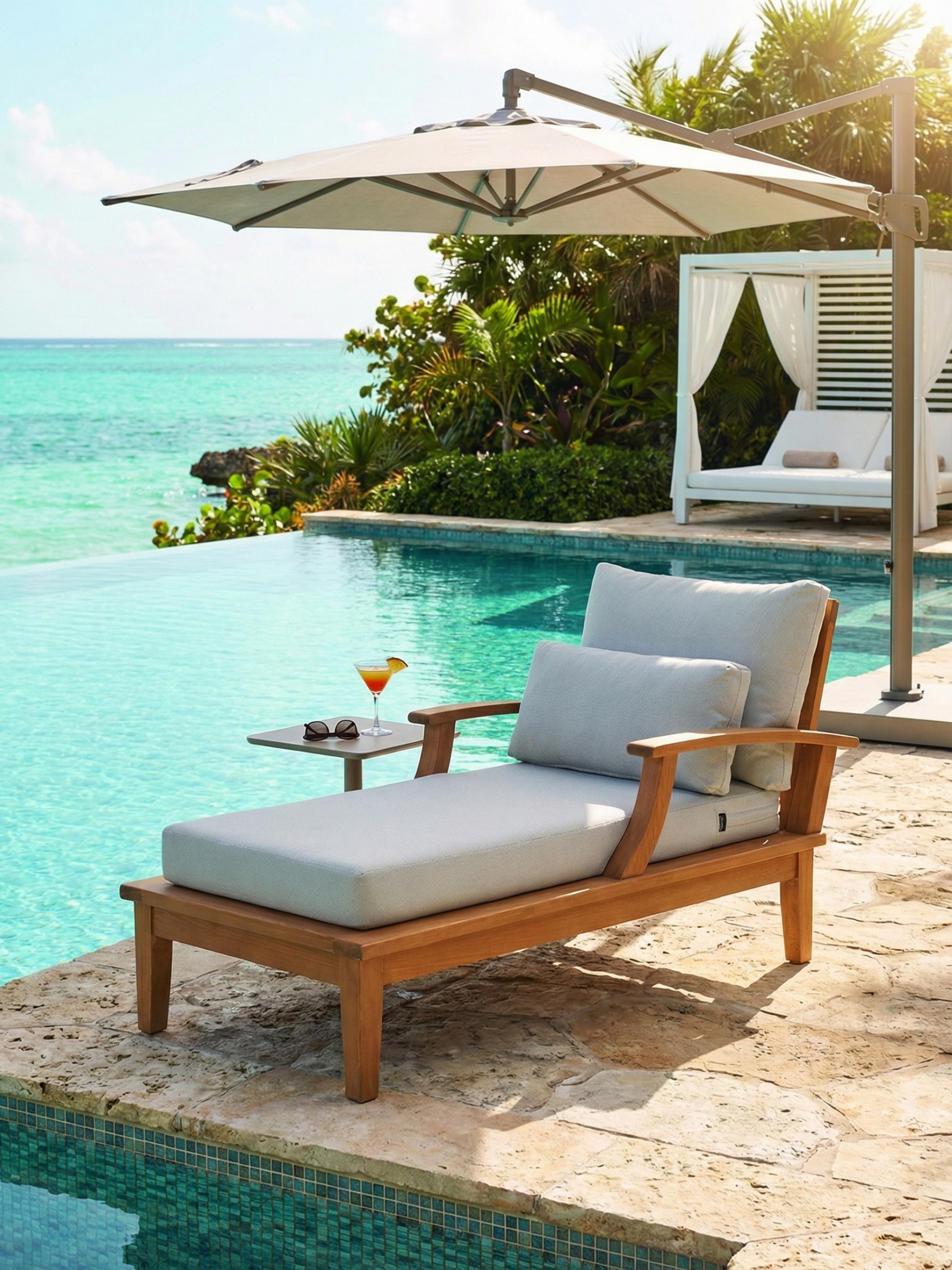 İstanbul Şezlong | Bahçe ve Havuz Kenarı İçin Dinlenme Koltuğu