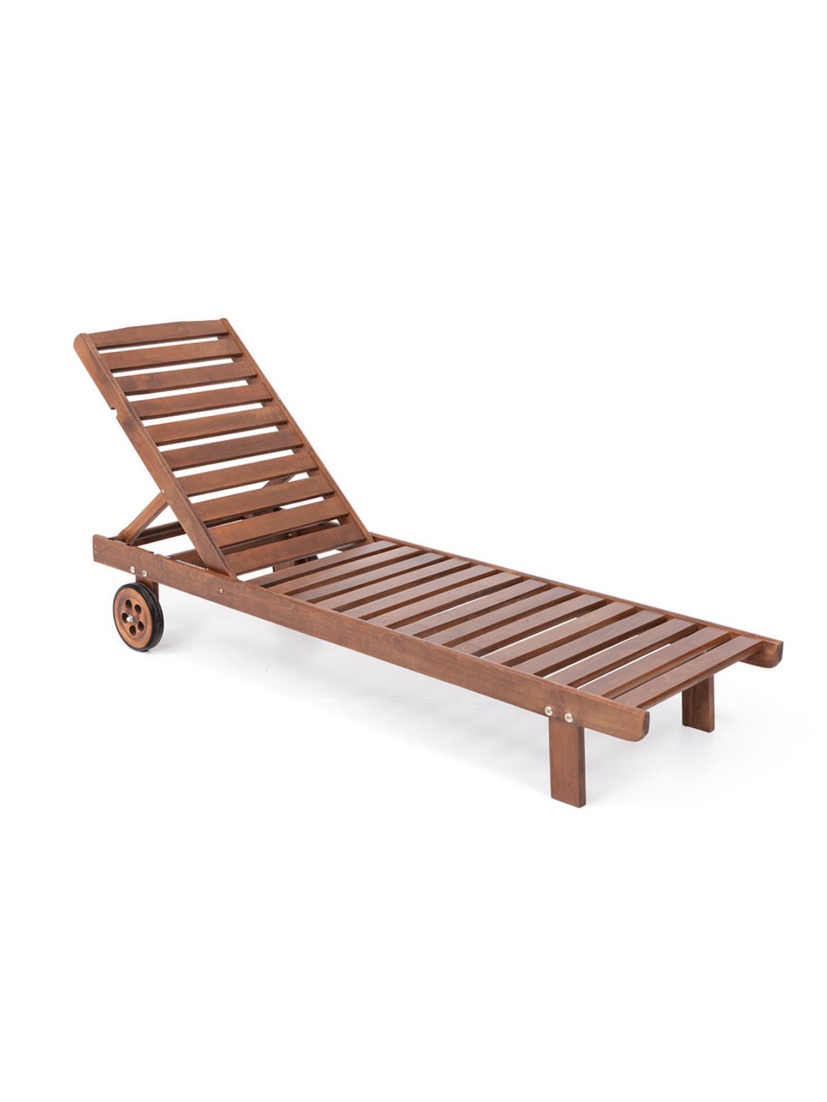 Casablanca Ahşap Şezlong | Fırınlanmış Gürgen, Dış Mekan Dayanıklı