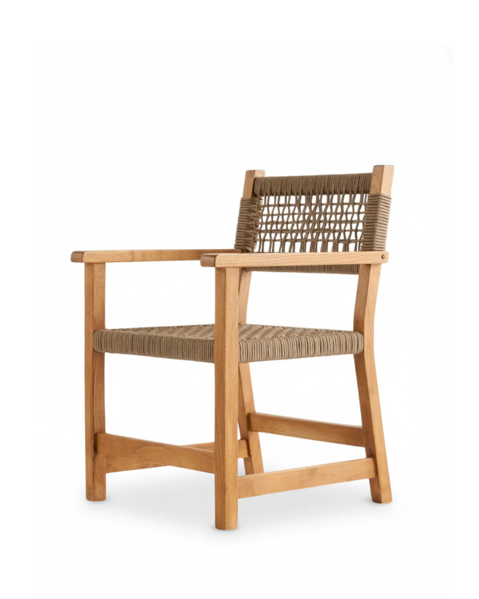 Maya Kollu Ahşap Sandalye Cappuccino