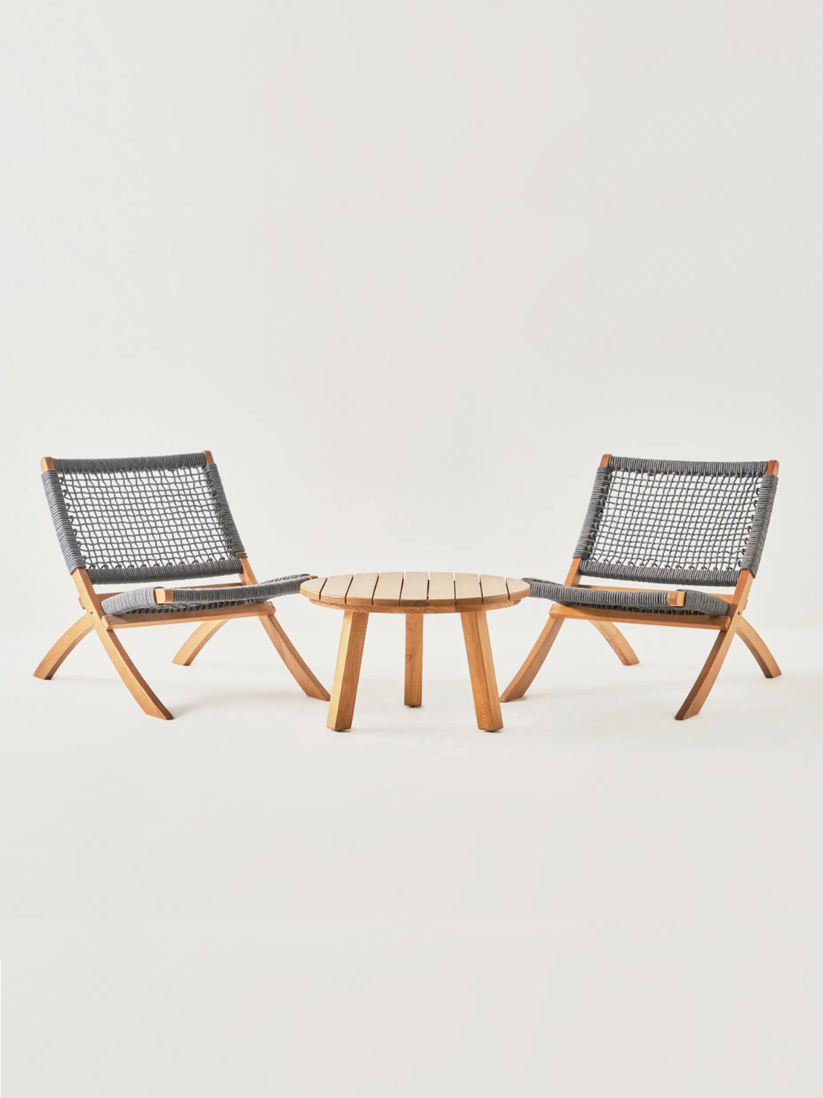 Miami Premium Örgü Sandalye | El İşçiliği & Kestane Ahşap