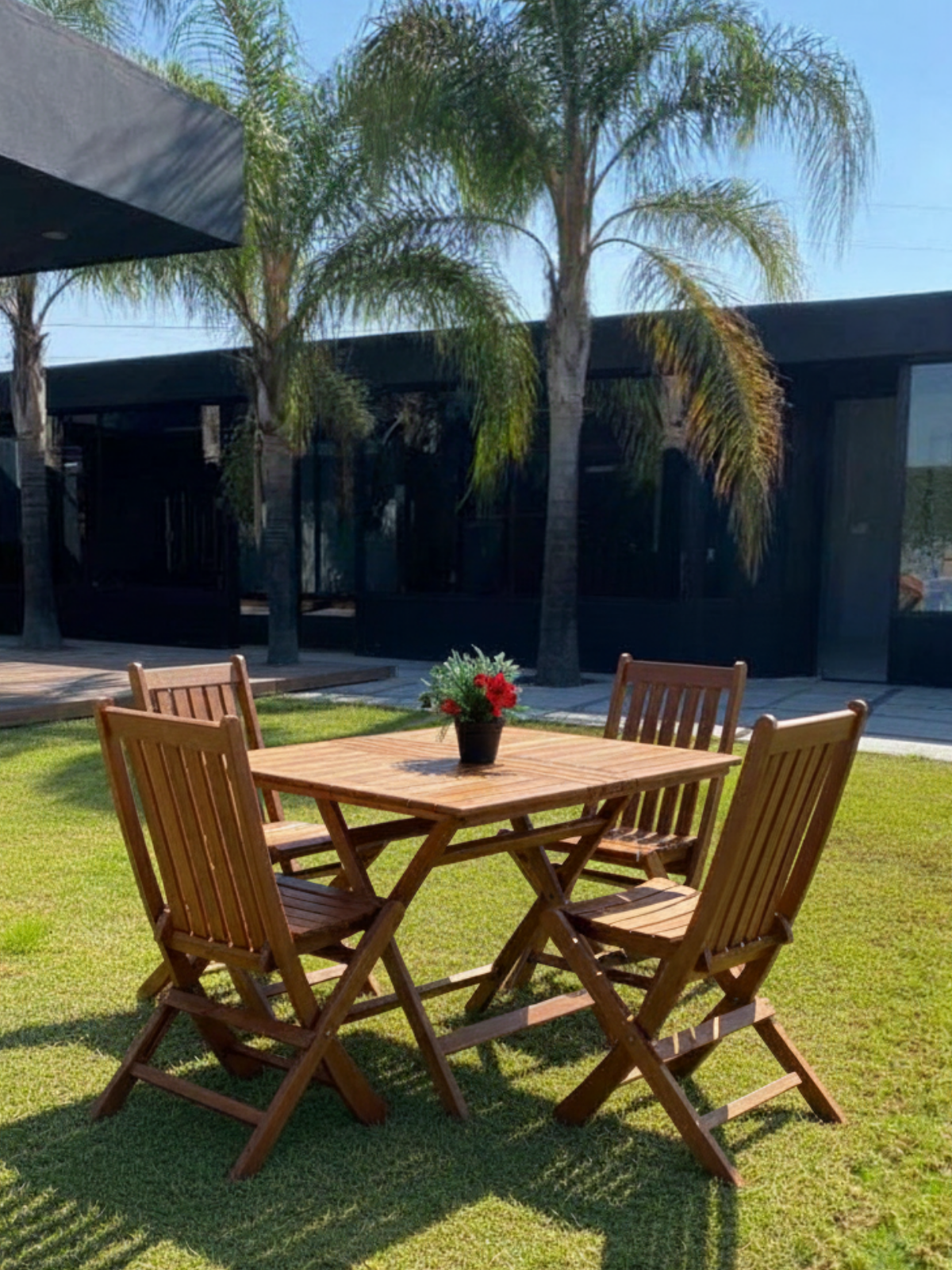 Acropol Katlanır Bahçe Sandalyesi | Dayanıklı Ahşap Mobilya