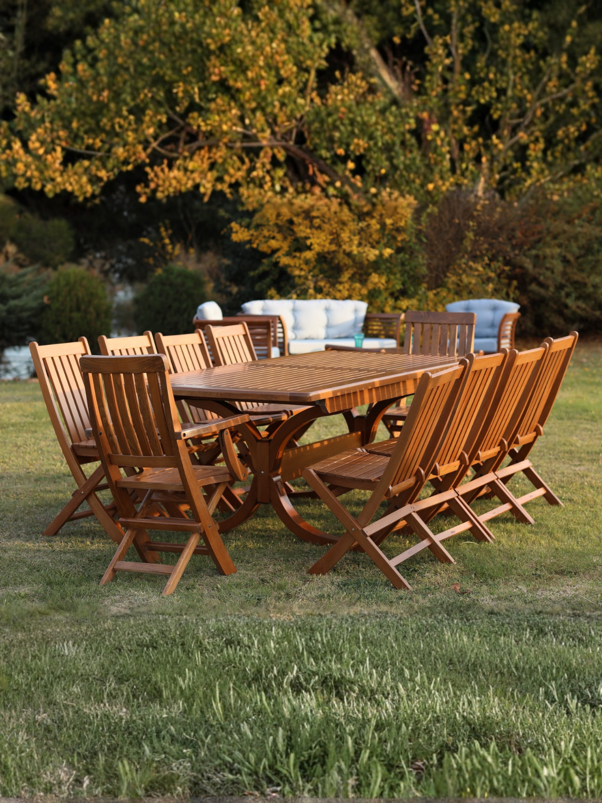 Acropol Katlanır Bahçe Sandalyesi | Dayanıklı Ahşap Mobilya