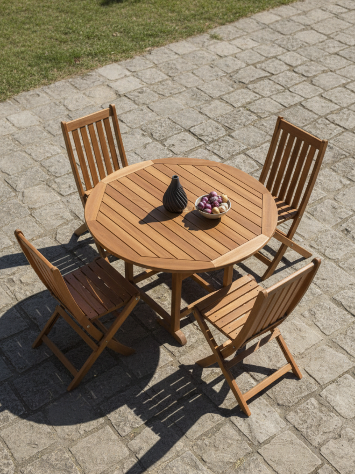 Acropol Katlanır Bahçe Sandalyesi | Dayanıklı Ahşap Mobilya