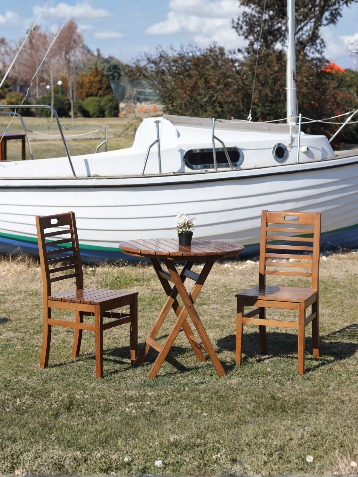 Bodrum Sandalye | Gürgen Ağacı, Dayanıklı Dış Mekan Tasarımı