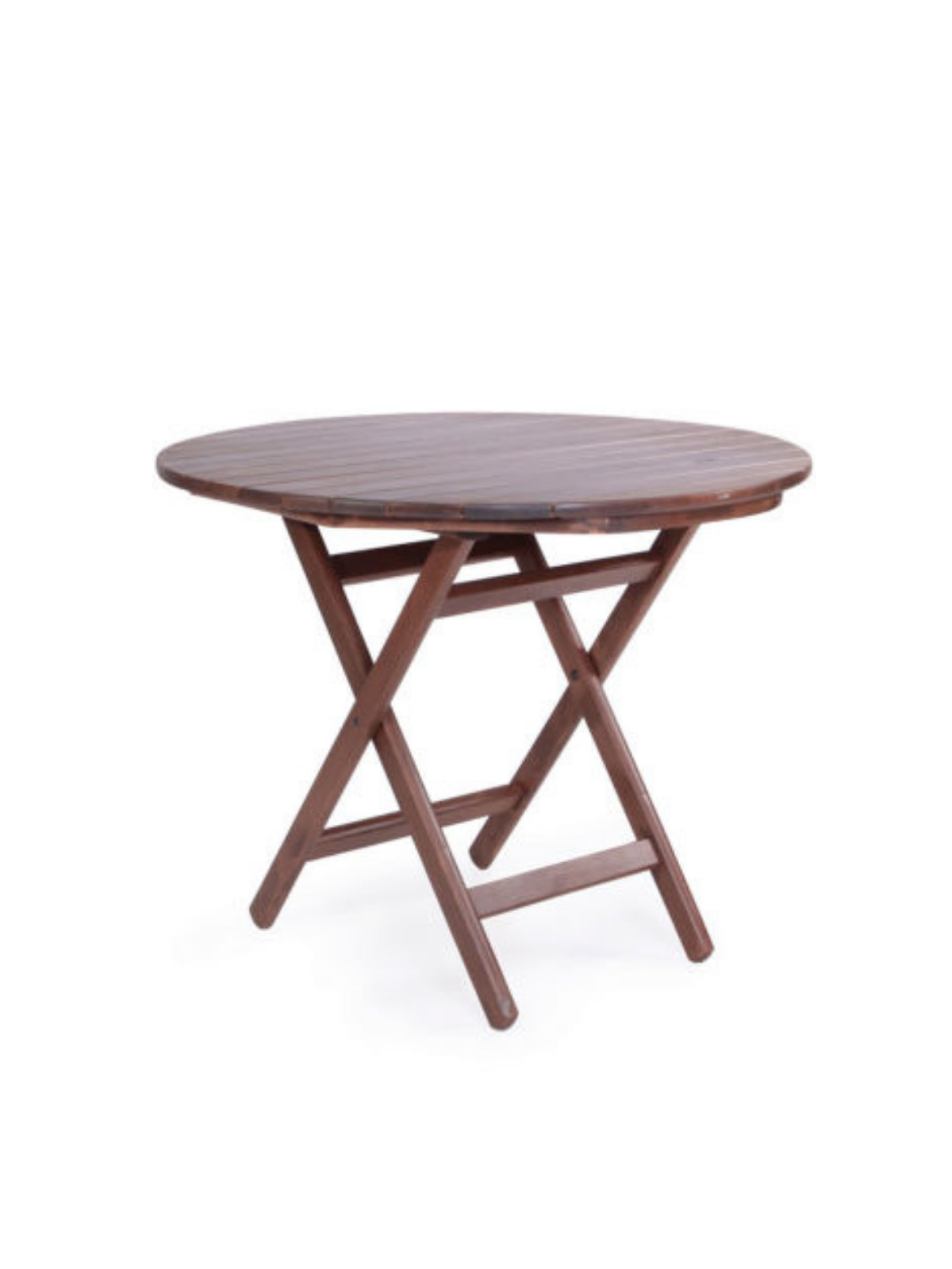 Buzludja Ahşap Katlanır Masa 120'lık | Bahçe ve Balkon Kullanımına Uygun