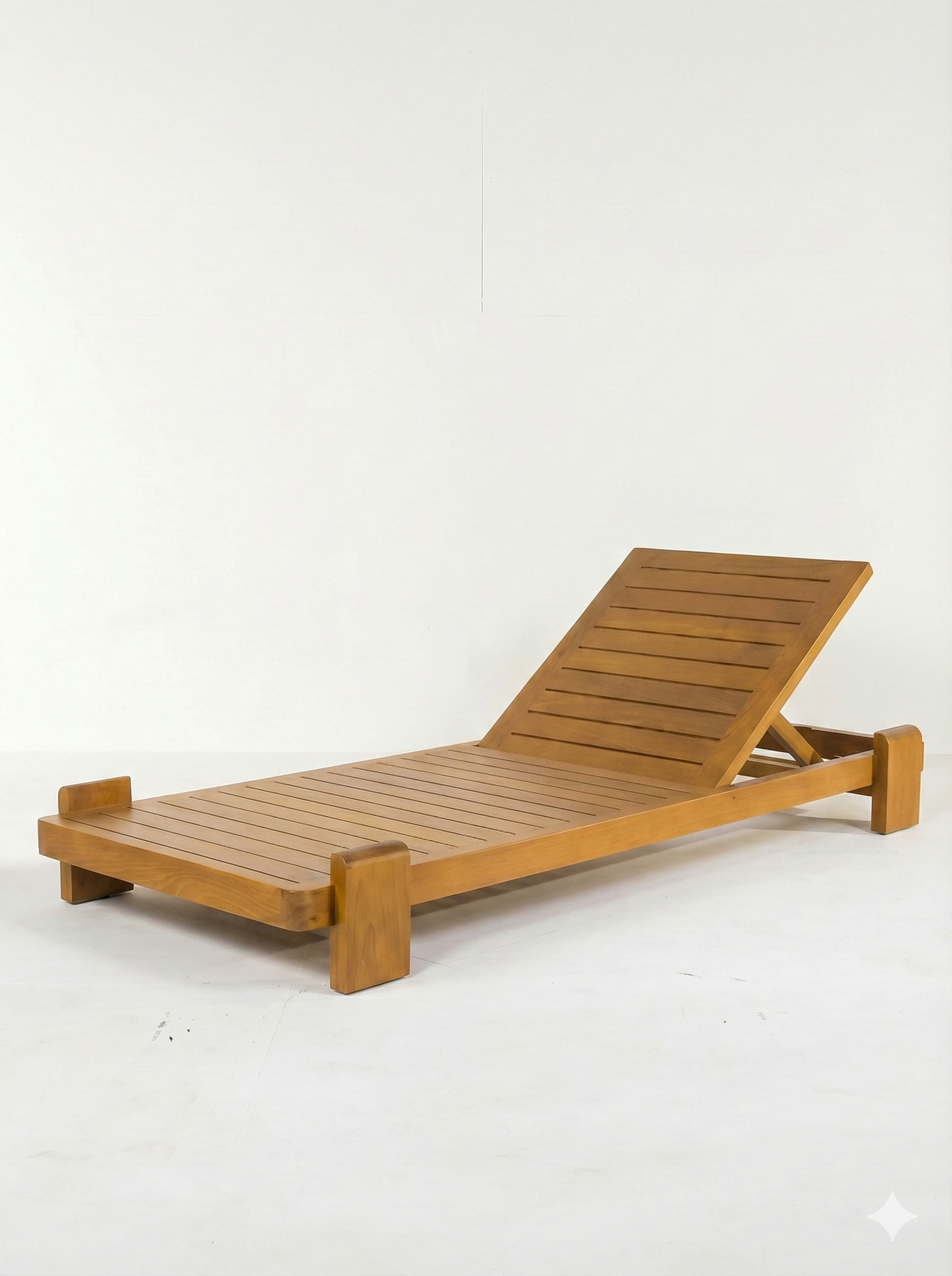 Masif Ahşap Tokyo Şezlong | Bahçe ve Havuz Kenarı İçin Uzun Ömürlü