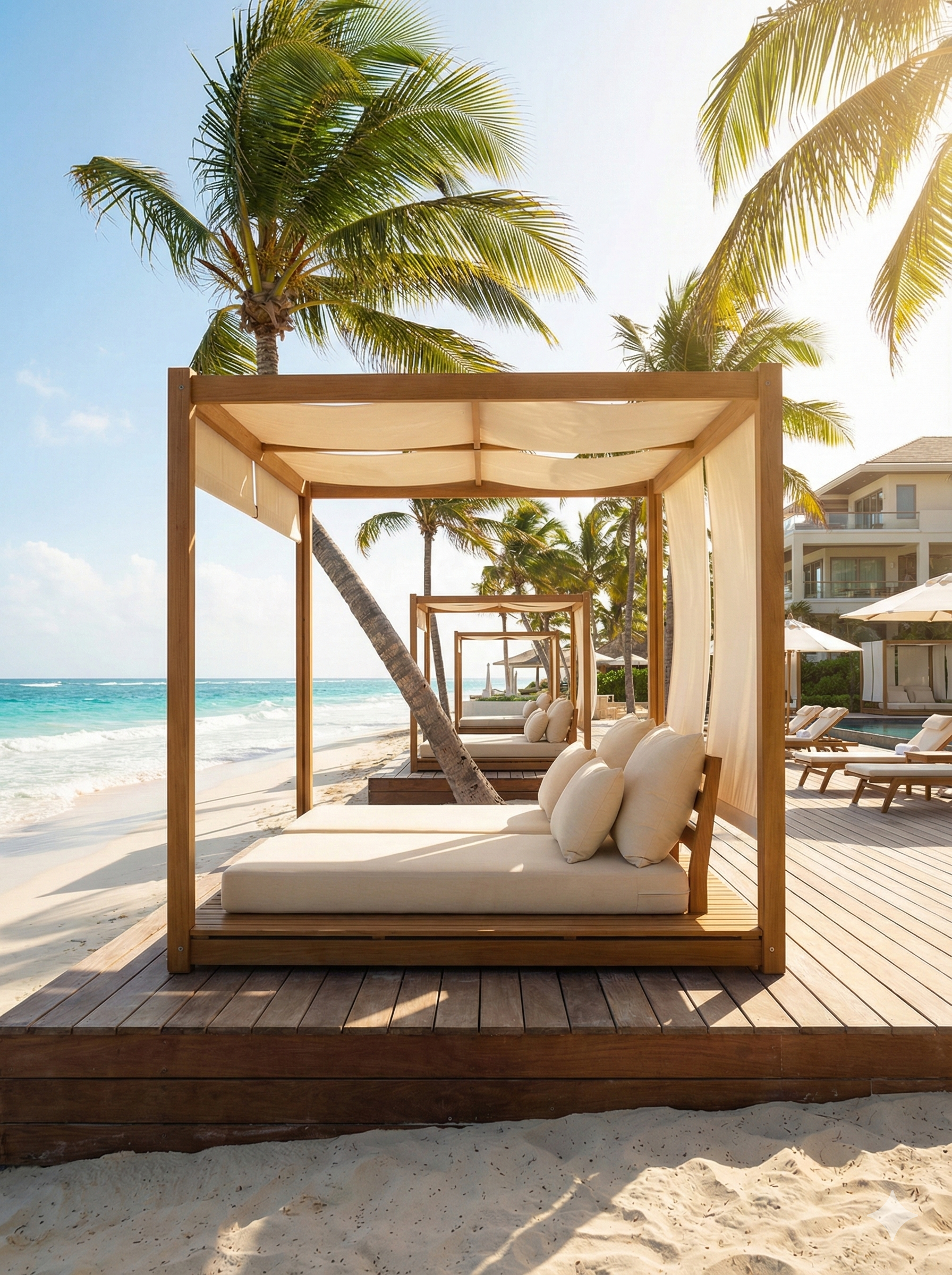 Hawaii Daybed - Ayarlanabilir Gölgelikli Loca