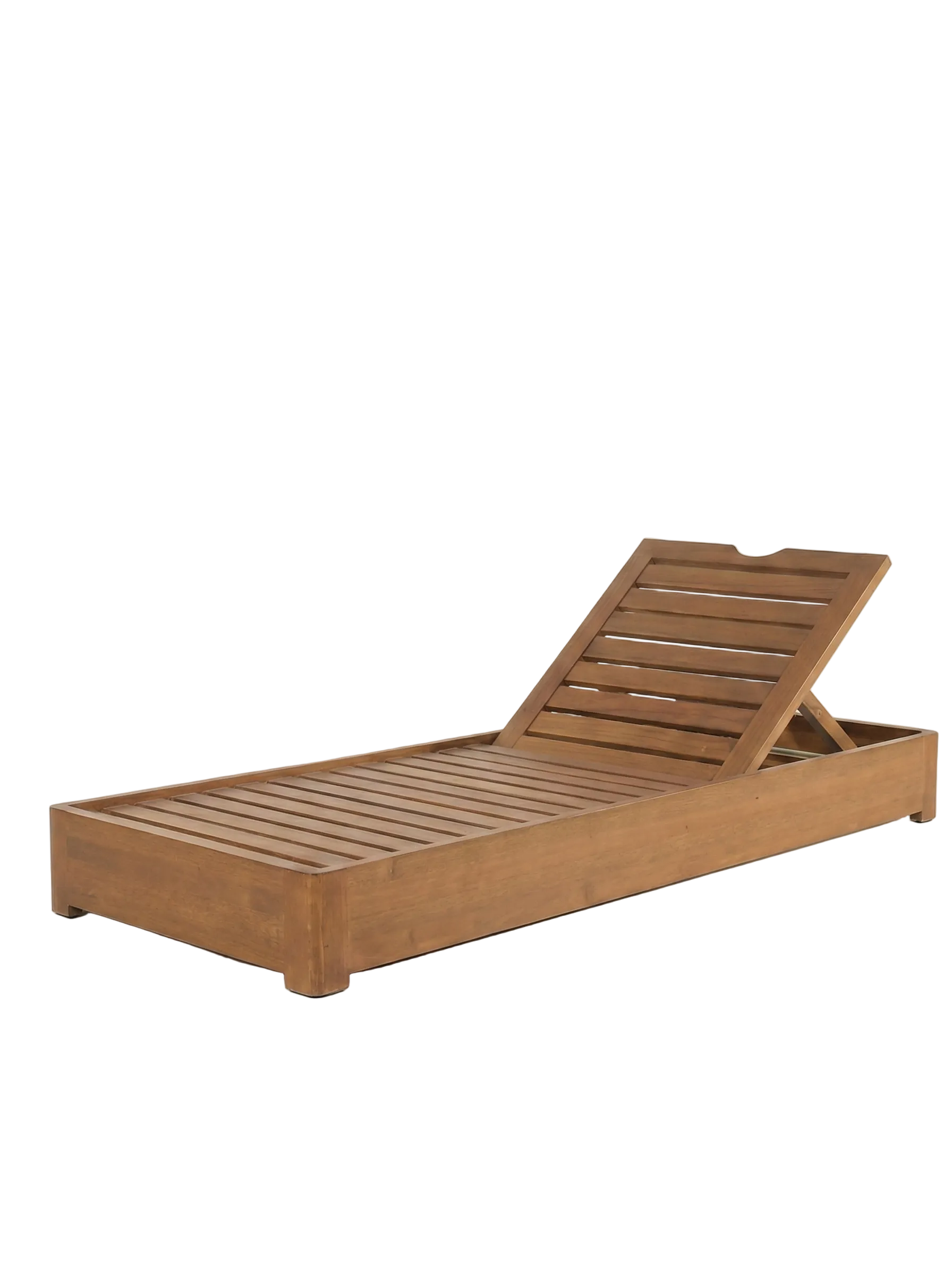 Masif Ahşap Malta Şezlong | Bahçe ve Havuz Kenarı İçin Uzun Ömürlü