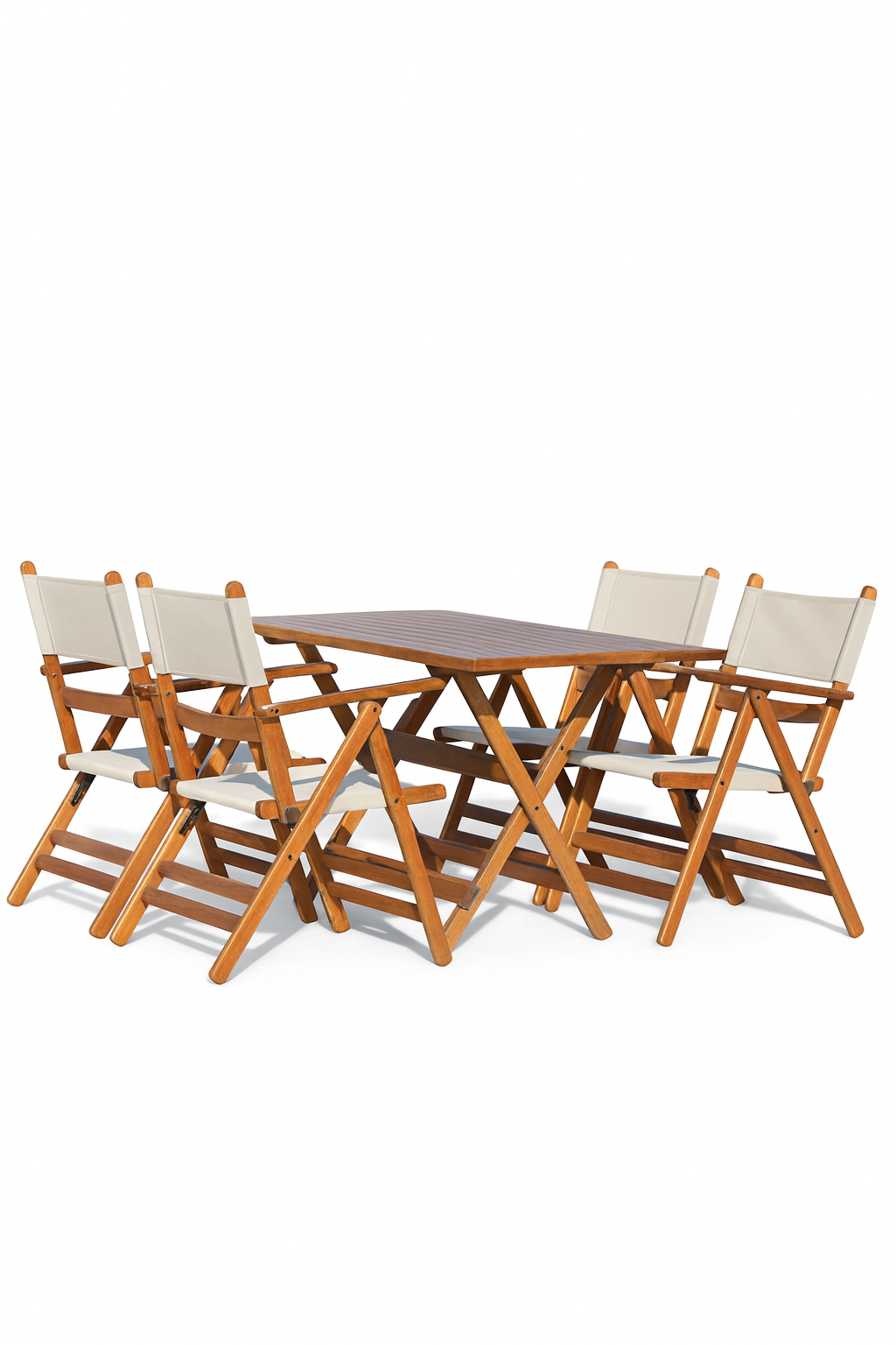 Atina PVC – İstanbul Set | Gürgen Ahşap, Dayanıklı Dış Mekan Masa Sandalye Seti