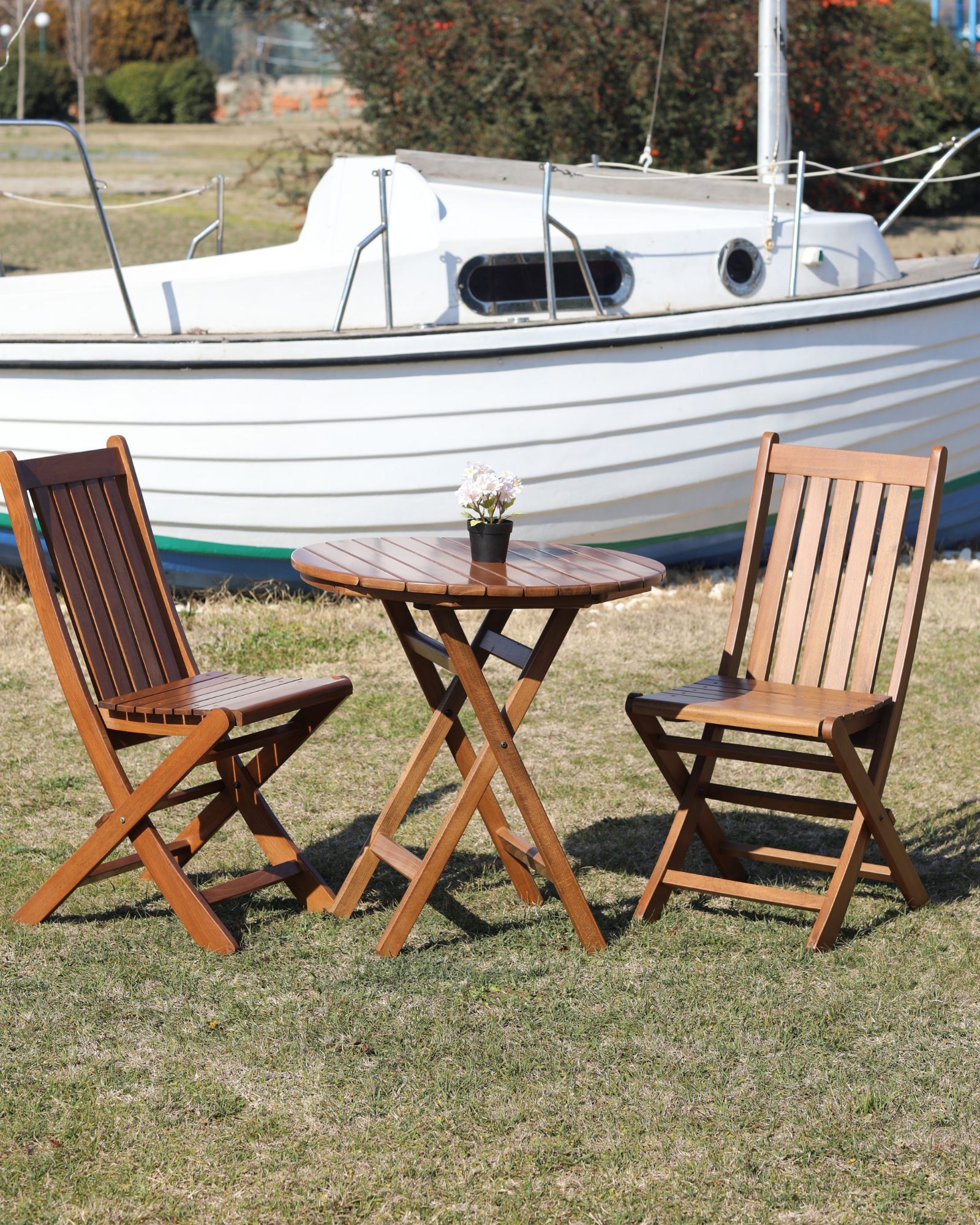 Acropol 2'li Balkon Seti | Dış Mekan Kullanımına Uygun Dayanıklı Masa Sandalye