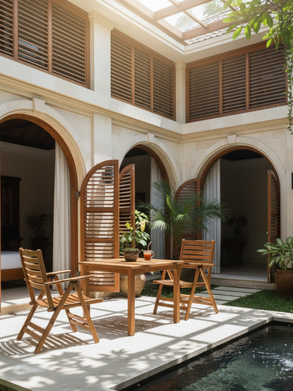 Madrid Ahşap Katlanır Sandalye | Konforlu ve Uzun Ömürlü