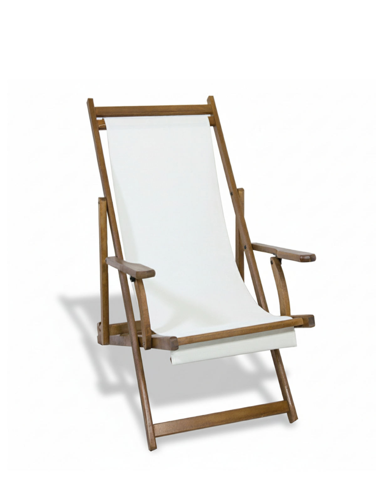 Monaco Ahşap Katlanır Şezlong | Bahçe ve Havuz Kenarı İçin Dayanıklı Model