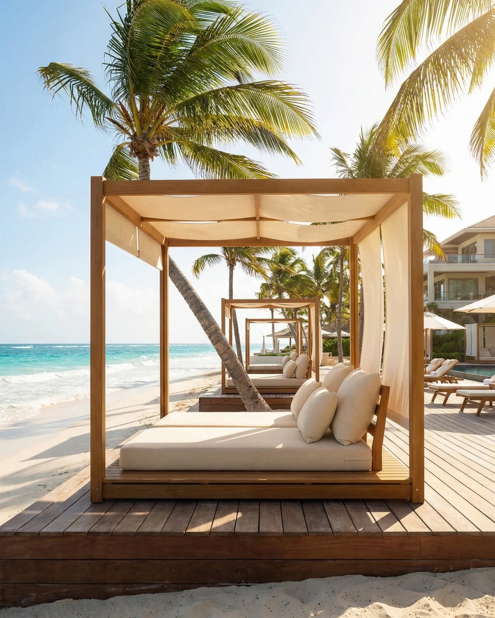 Hawaii Daybed | Ayarlanabilir Gölgelikli Loca