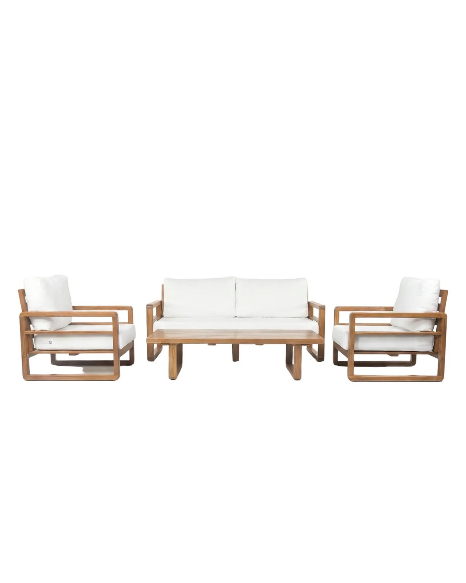 Mykonos Ahşap Oturma Grubu