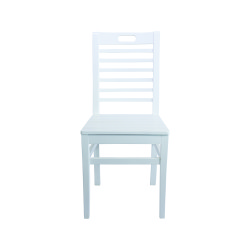 Bodrum sandalye (beyaz) - Bahçeci