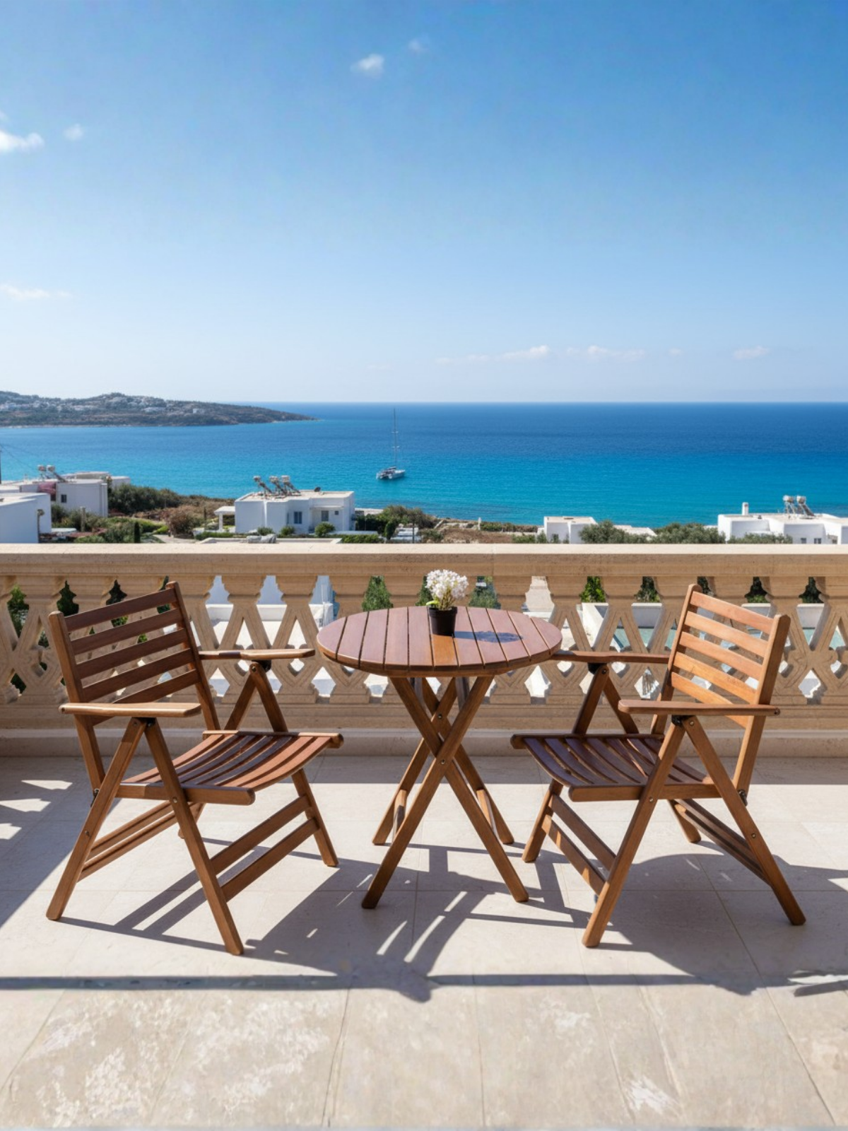 London 2'li Ahşap Bahçe Masa Sandalye Seti | Gürgen Masa Sandalye Takımı