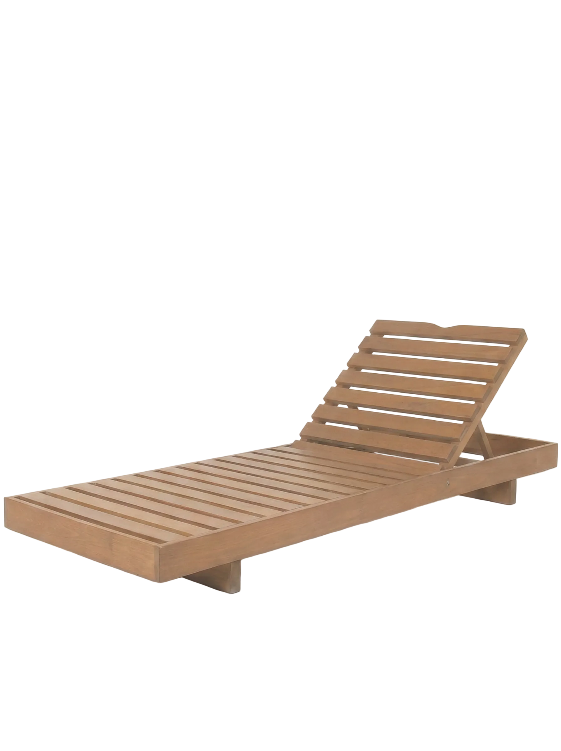 Masif Ahşap Paris Şezlong | Bahçe ve Havuz Kenarı İçin Uzun Ömürlü