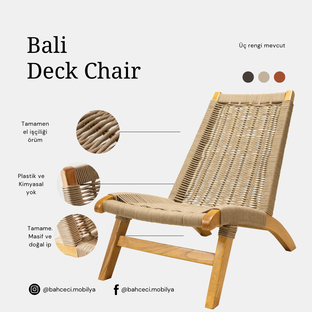 Bali Deck  Sandalye