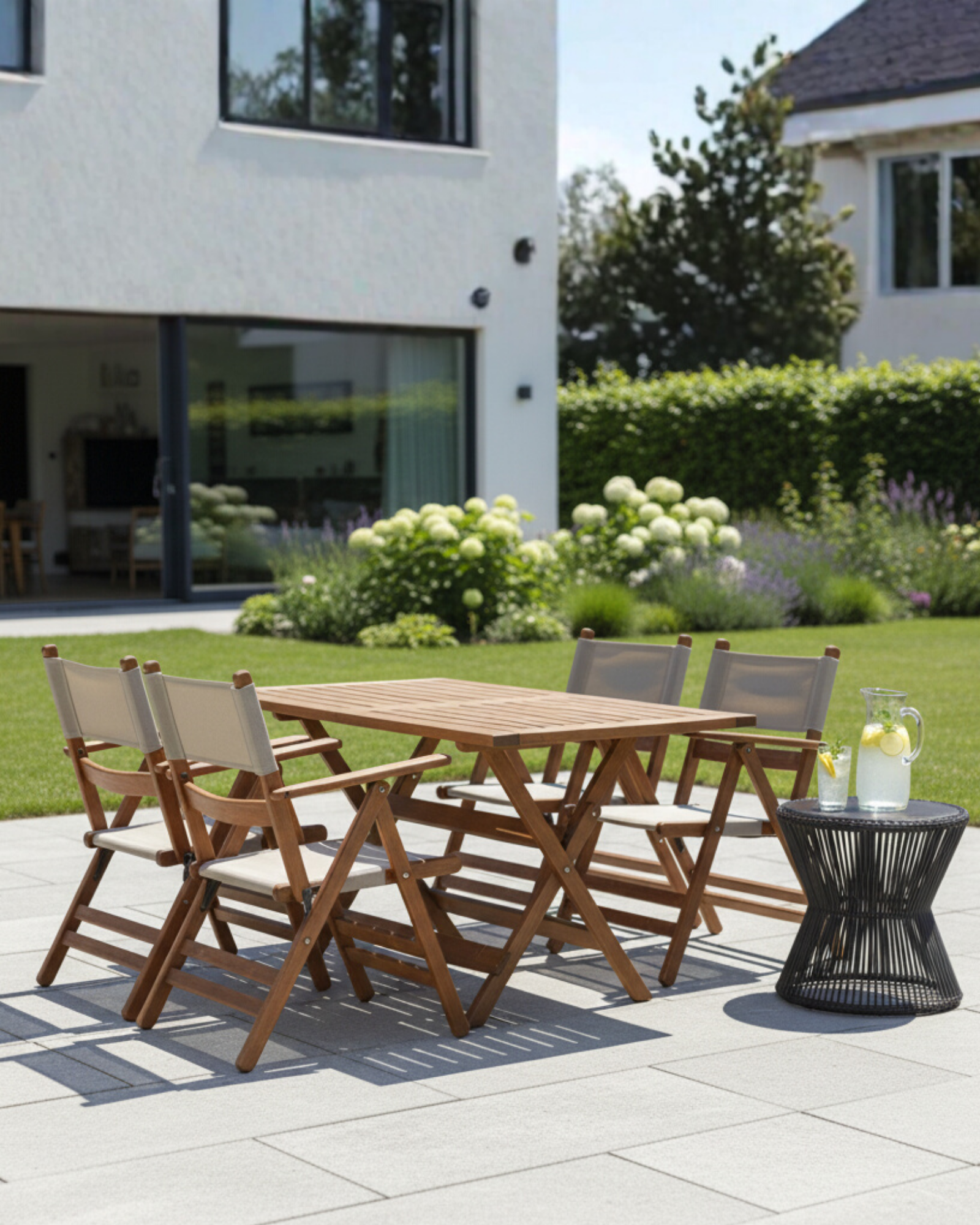 Atina PVC – İstanbul Set | Gürgen Ahşap, Dayanıklı Dış Mekan Masa Sandalye Seti