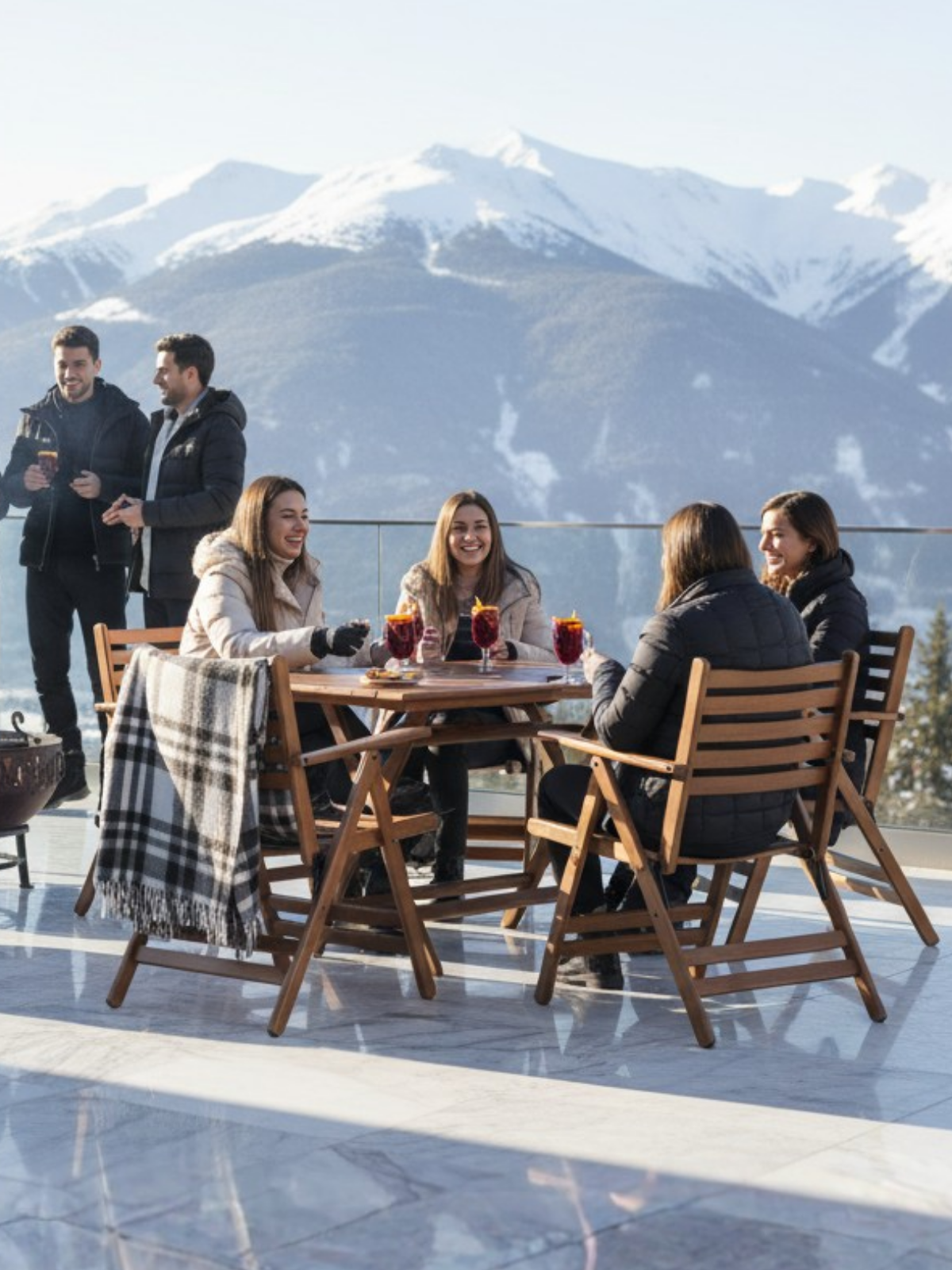 London 4'lü Minderli Bahçe Masa Sandalye Seti | Dayanıklı Masa Sandalye Takımı