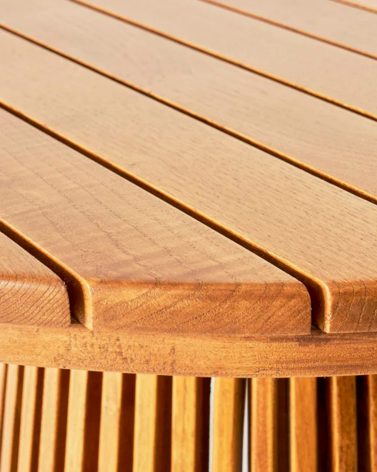 Bern Yuvarlak Bahçe Masası 120'lik | 1. Sınıf Kestane Ağacından Dış Mekan Masası