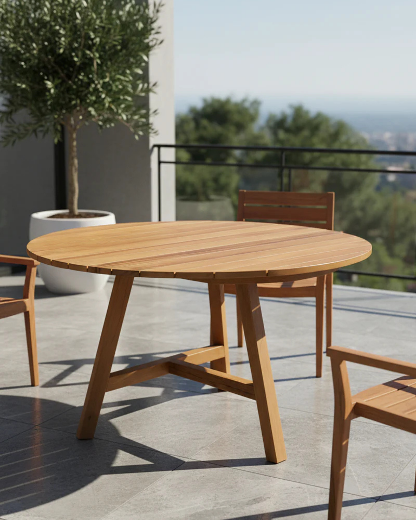 Luna Dış Mekan Yuvarlak Masa