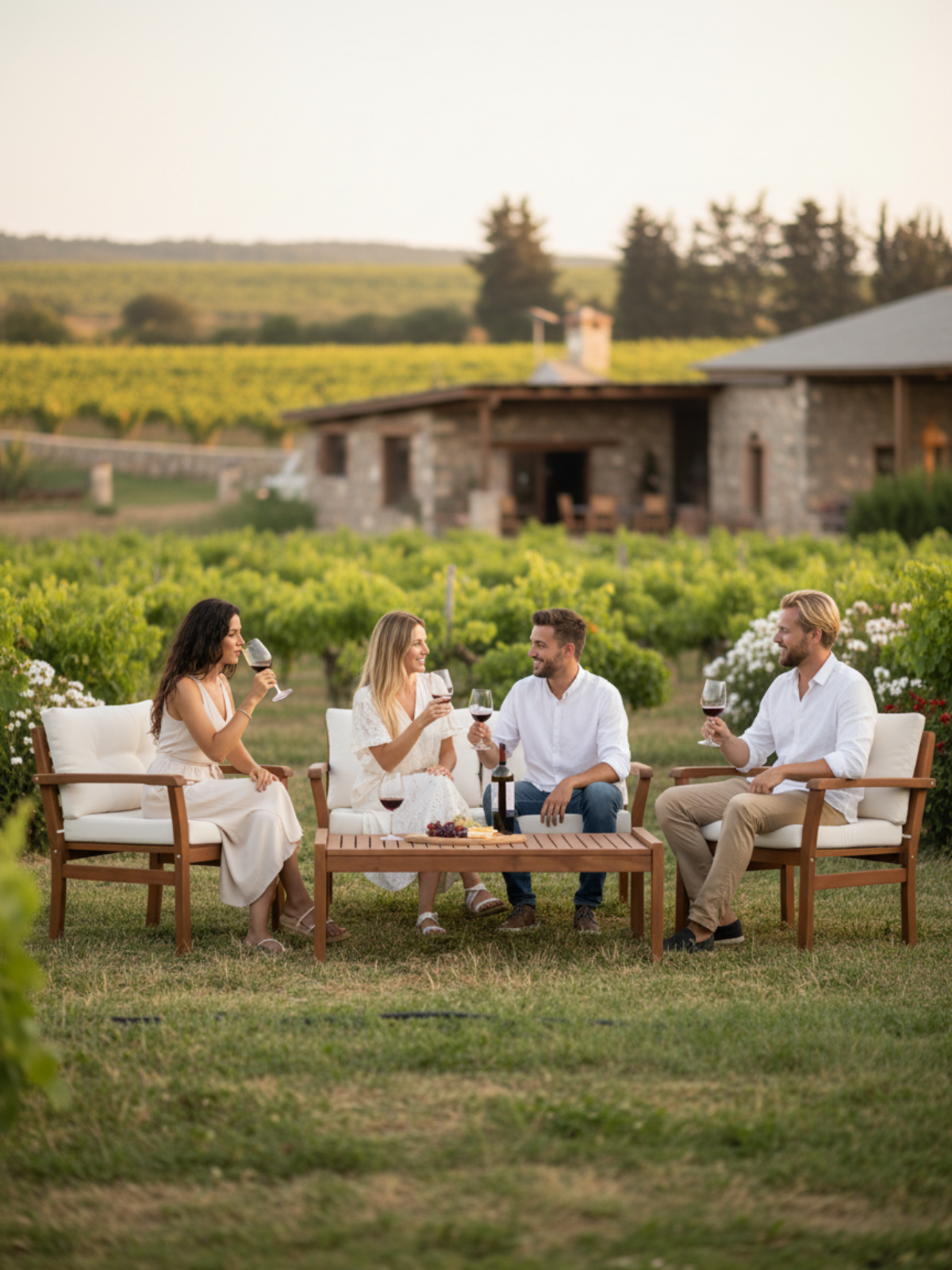 Paris Oturma Grubu | Dört Mevsim Şıklık ve Cayanıklılık Bir Arada - 2+1+1-Sehpa