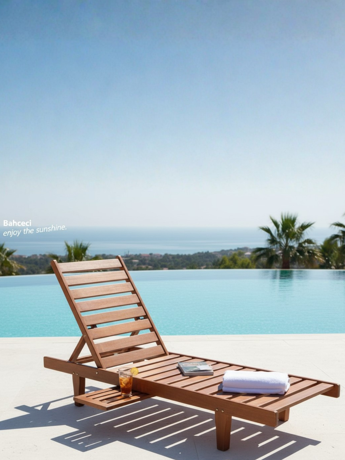 Trend Ahşap Şezlong | Doğal, Sağlam ve Uzun Ömürlü