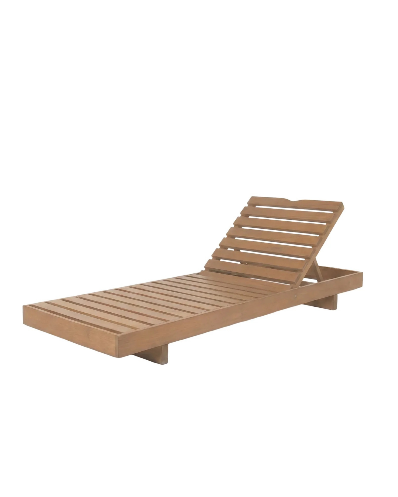 Paris Masif Ahşap Şezlong