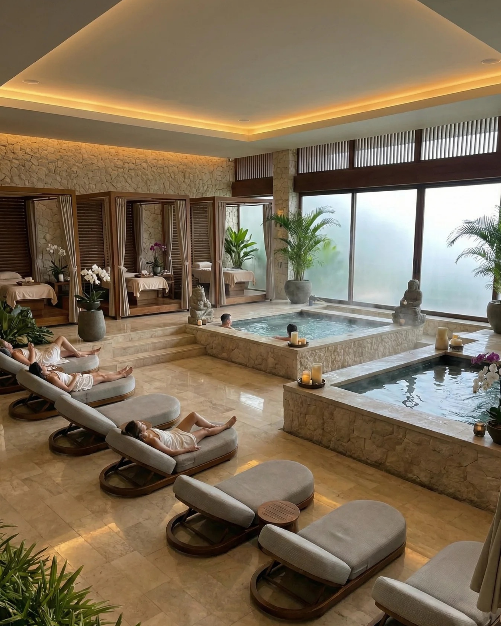 Sofya Masif Ahşap Şezlong